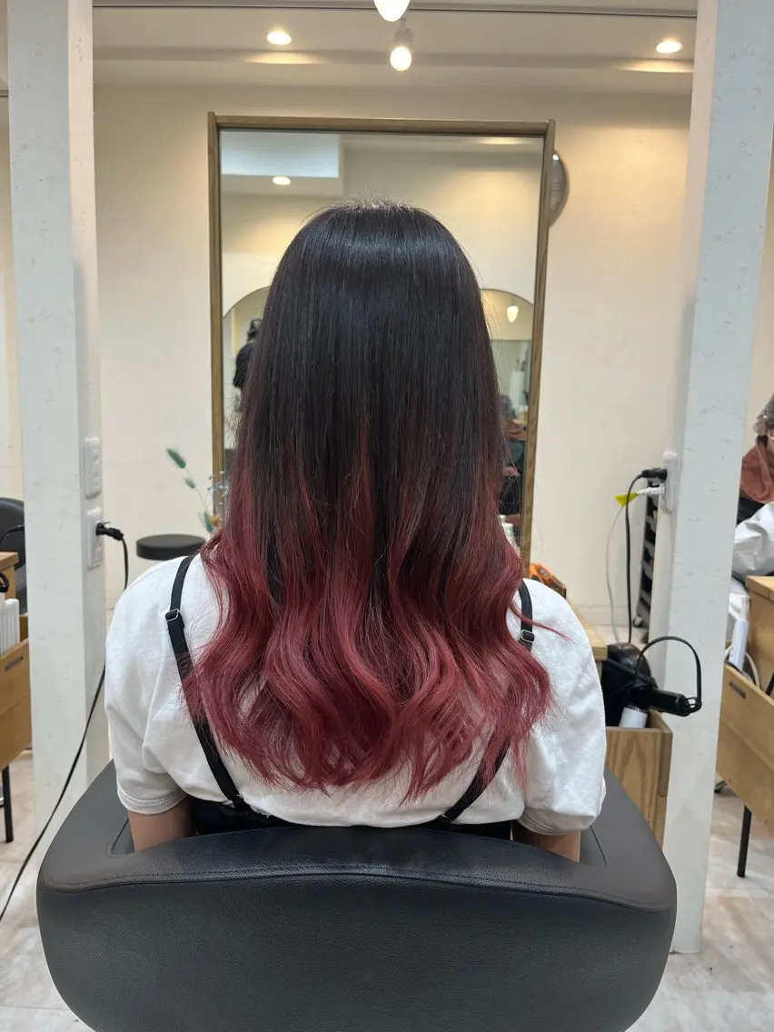 ロング ヘアカラー トリートメント 仁和山 健汰のヘアスタイル