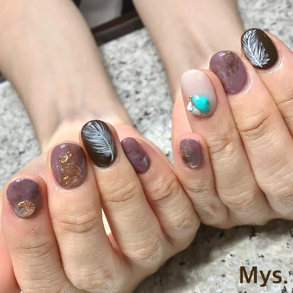 ネイル ハンドネイル Mys. 三上紗紀のネイルデザイン