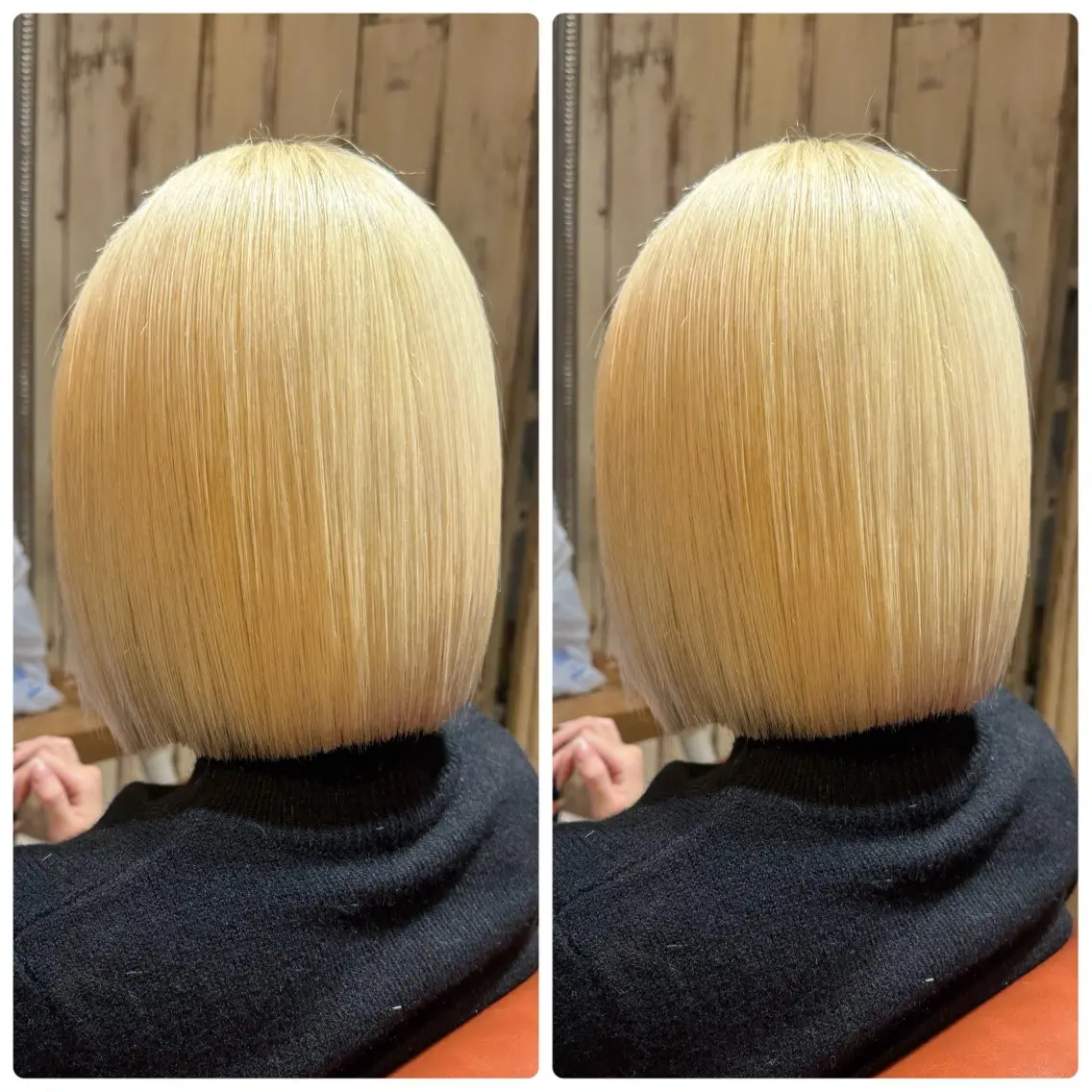 カラー 抜きっぱなしブロンド ブロンド ボブ ヘアカラー 美濃咲穂 /ハイトーンカラーのヘアスタイル