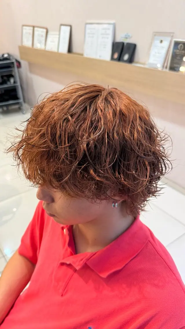 メンズ メンズパーマ 髙波 吏玖翔のヘアスタイル