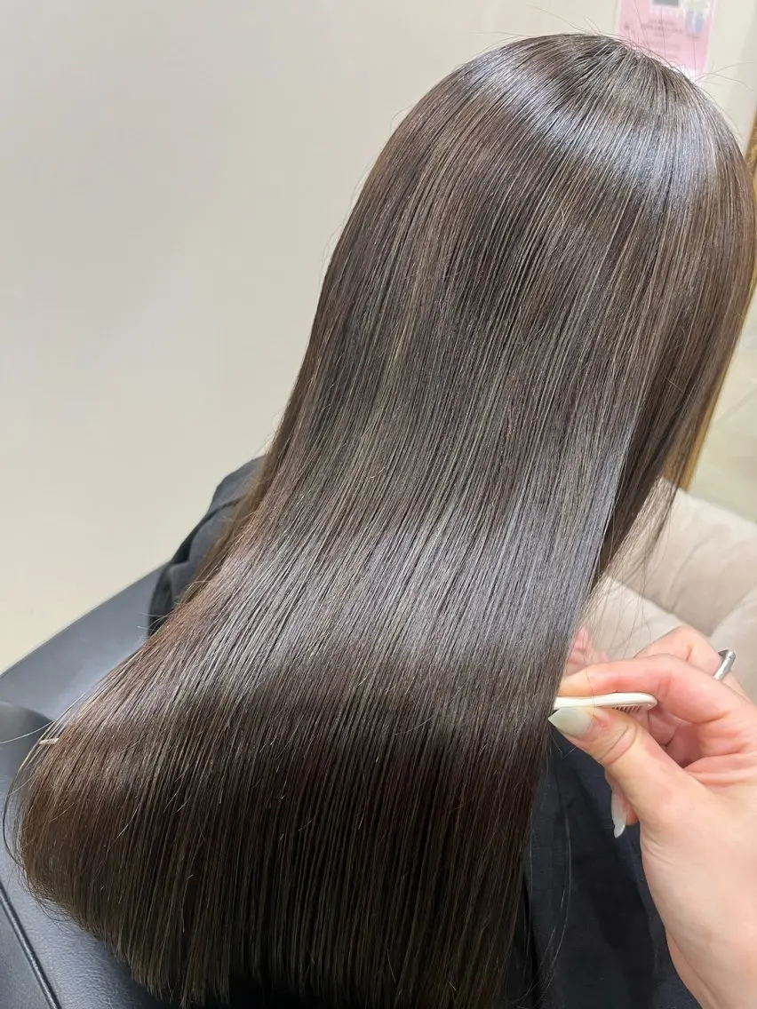 ロング ハイライト ヘアカラー トリートメント りょん🤖 ヘア/アイリストのマツエク・マツパデザイン