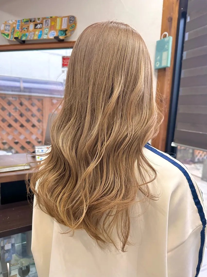 カラー ブリーチ 💖艶・ブリーチ 透明感miyu💖のヘアスタイル