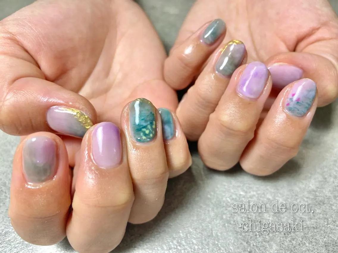 ネイル 持ち込み salon de oct.のネイルデザイン