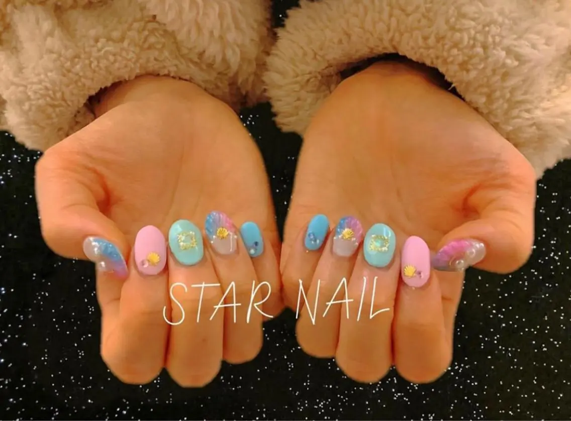 ネイル 持ち込み STAR NAILのネイルデザイン
