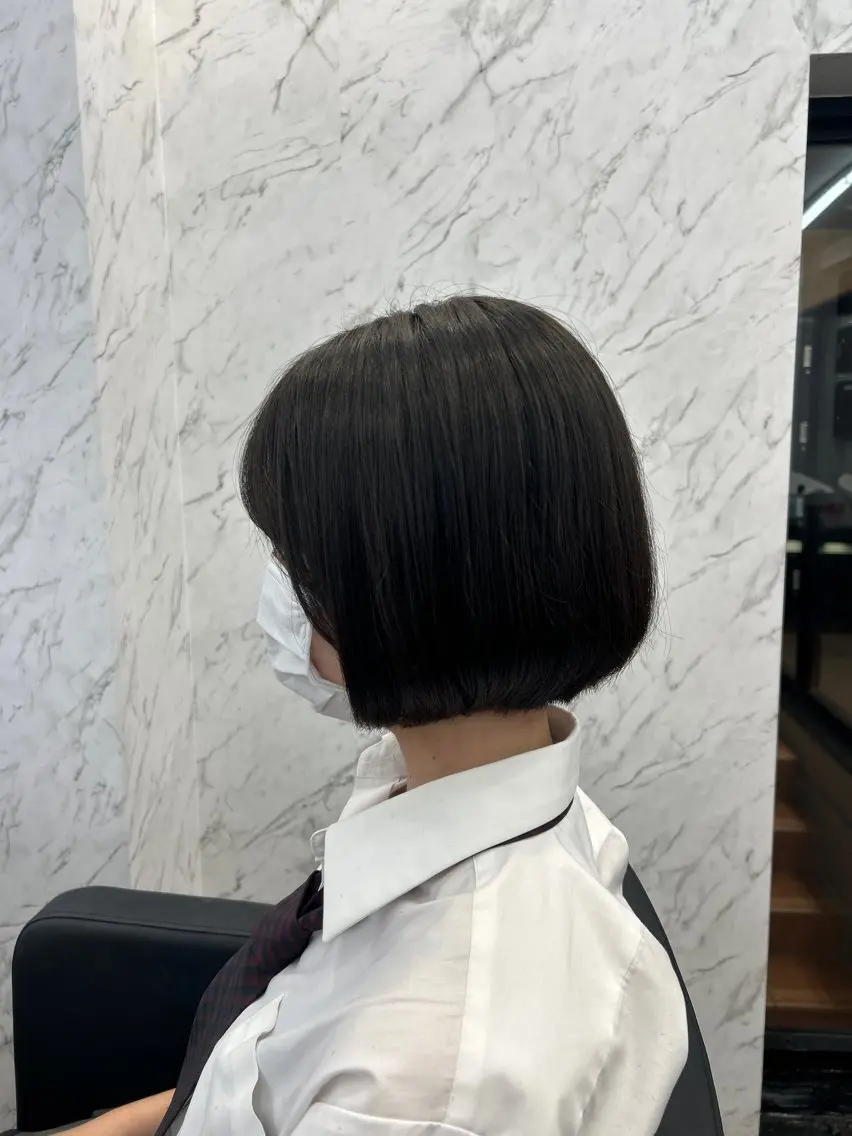 ショート ボブ カット カット¥1100 ✂️MIUのヘアスタイル