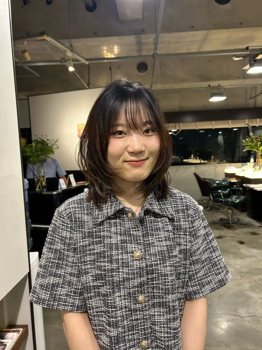 ミディアム レイヤー✨パーマ 🌙 nanacoのヘアスタイル