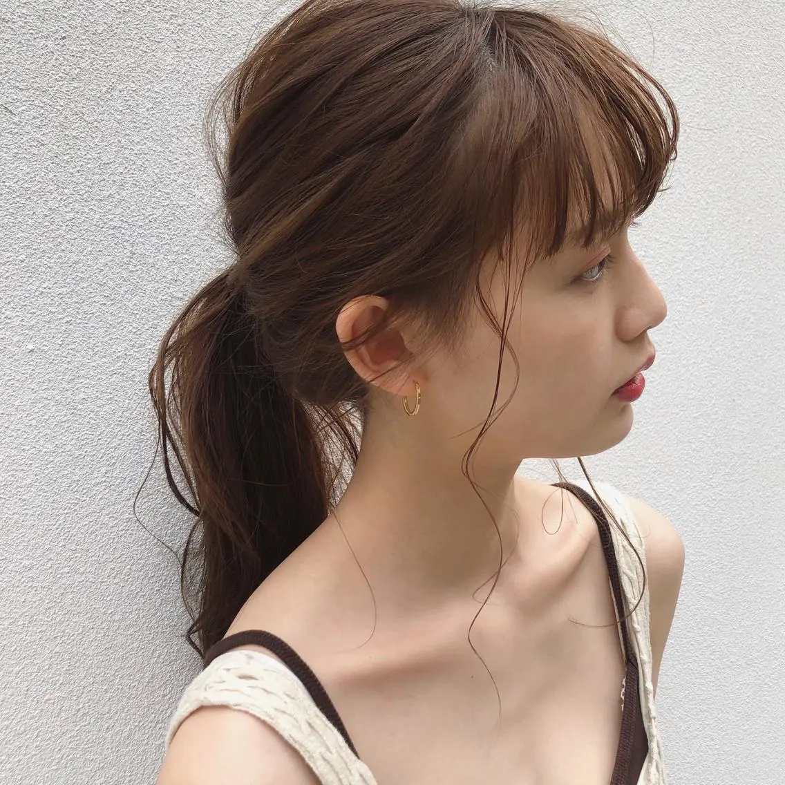セミロング カラー カット ヘアカラー マンツーマン半個室 tamuraのヘアスタイル