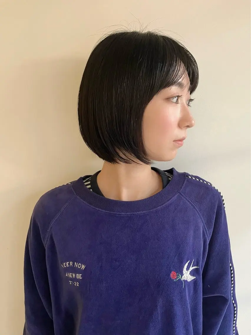 ショート ボブ カット ヘッドスパ 川間 将彦のヘアスタイル