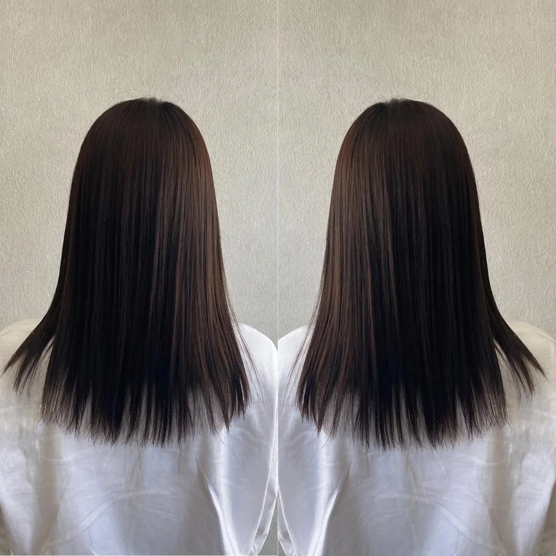 セミロング カラー tocca 💜石田愛結💜のヘアスタイル