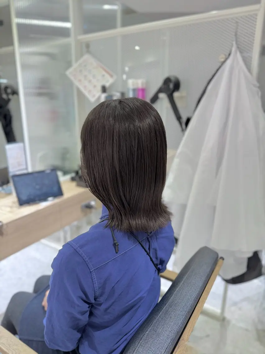 ミディアム カラー バイエイト名古屋 星野ヒロトのヘアスタイル