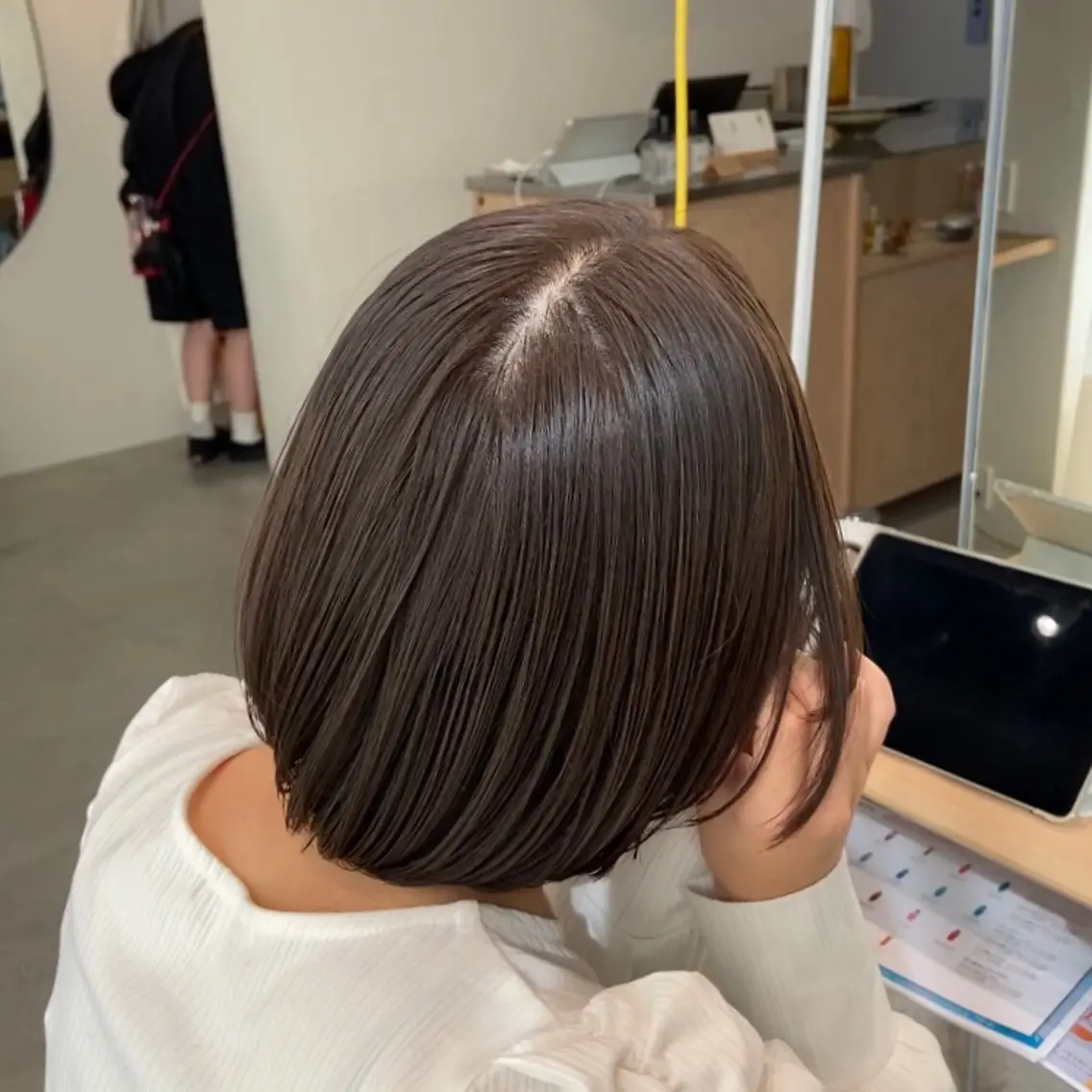 ショート カラー ヘアカラー 石川 瑠琉のヘアスタイル