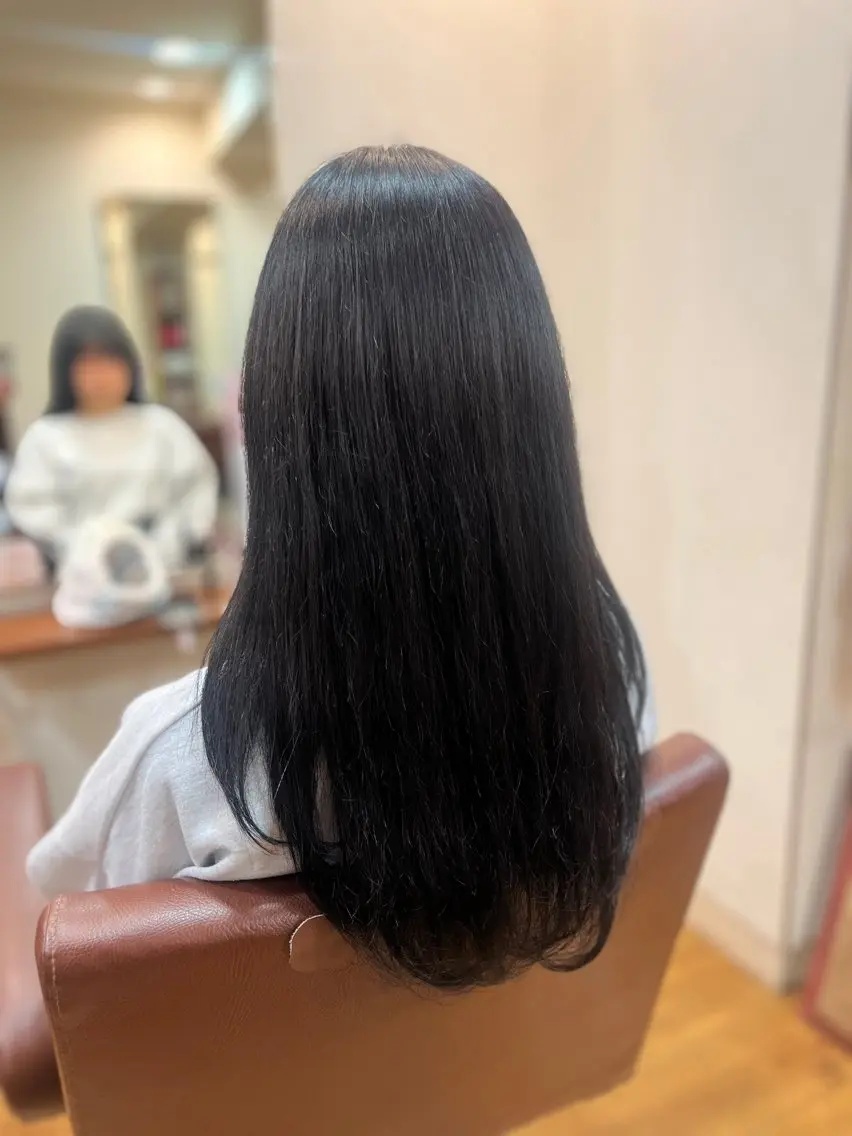 ロング レイヤーカット 甲斐 あおいのヘアスタイル