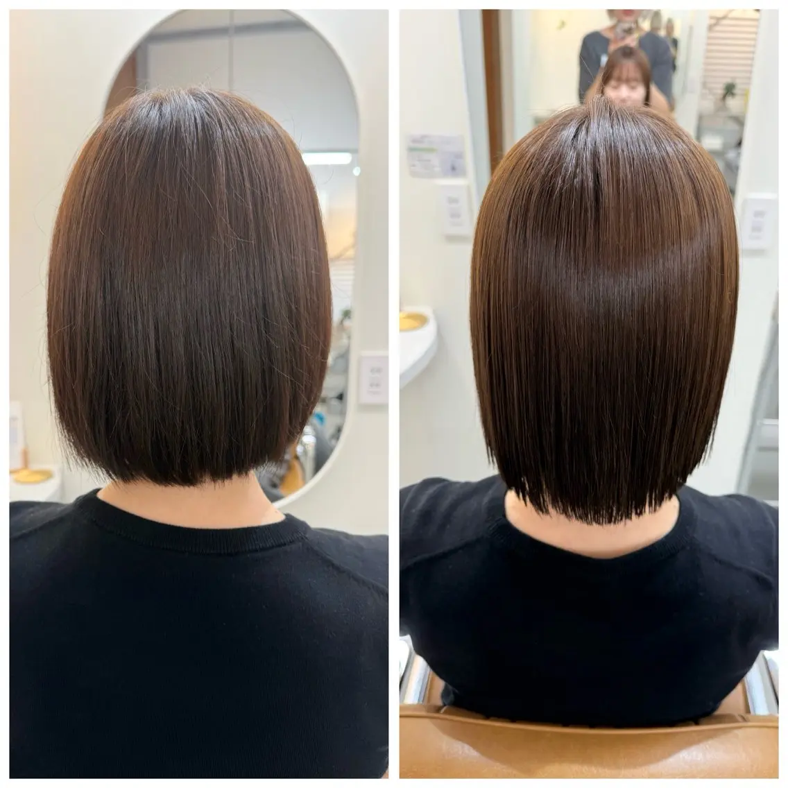 パーマ 縮毛矯正 檜 果歩のヘアスタイル