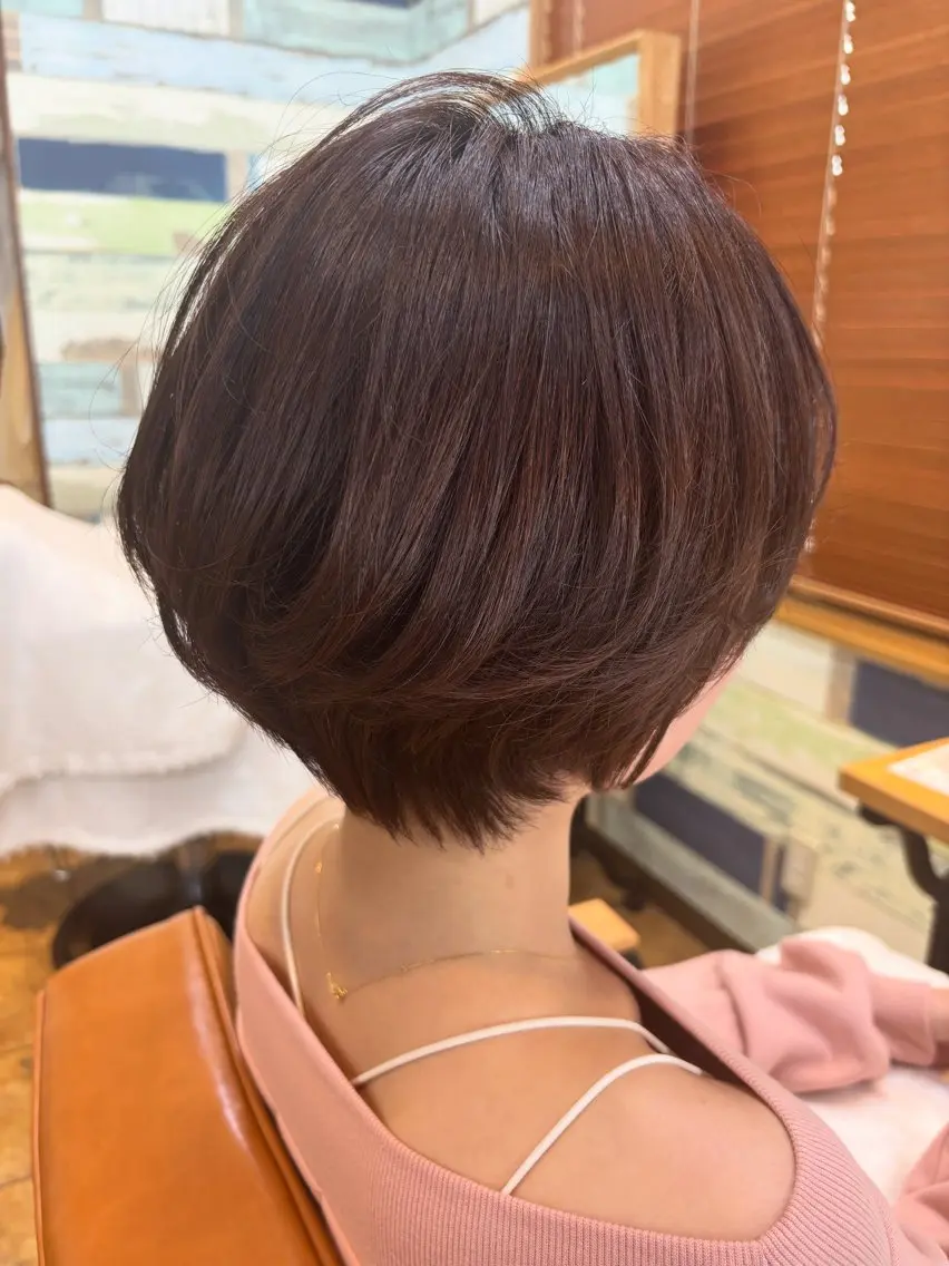 カット+イルミナカラー+髪質改善トリートメントの写真