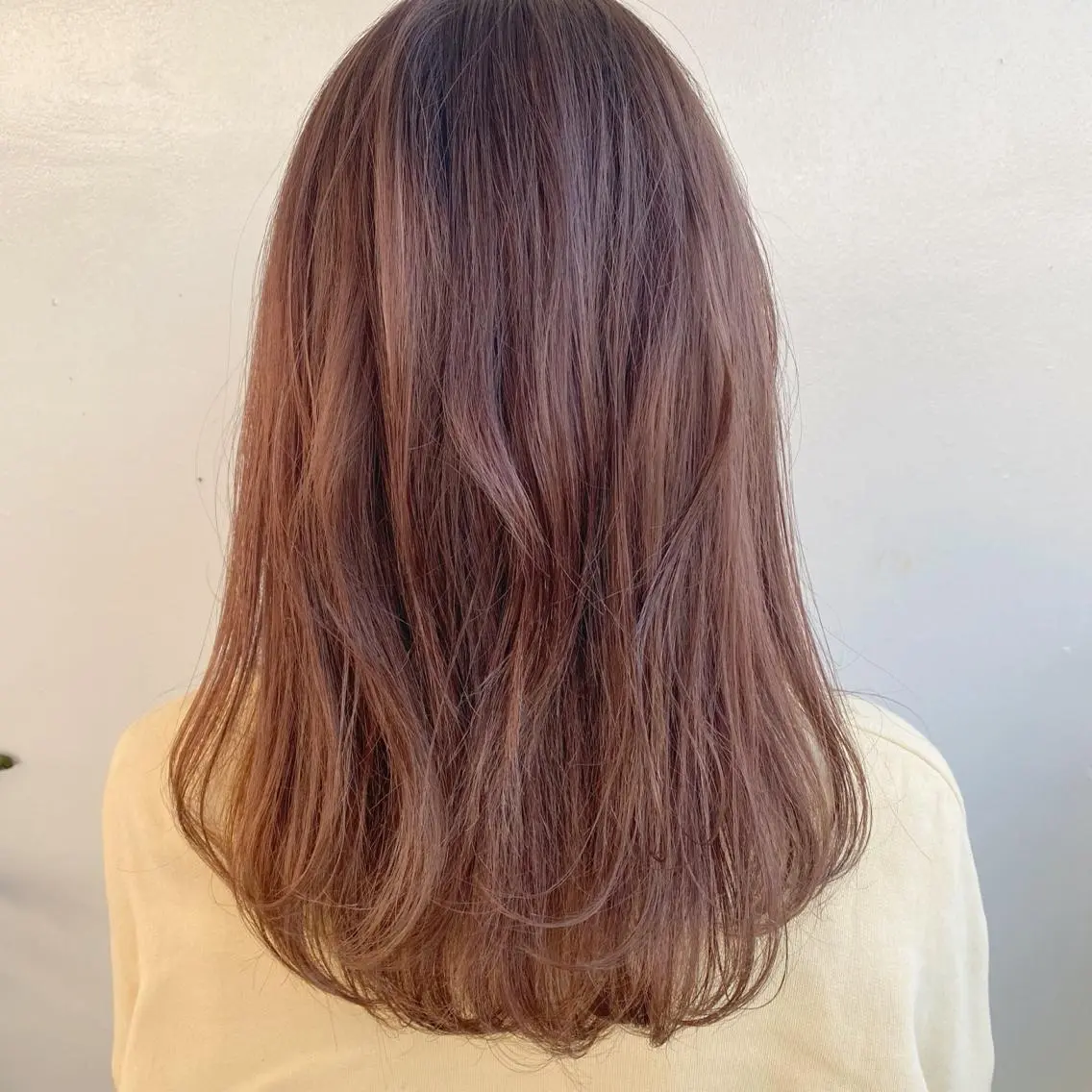 ミディアム カラー カット ヘアカラー トリートメント 艶カラー⁑ナチュラル ⁑中屋恵美🍃のヘアスタイル