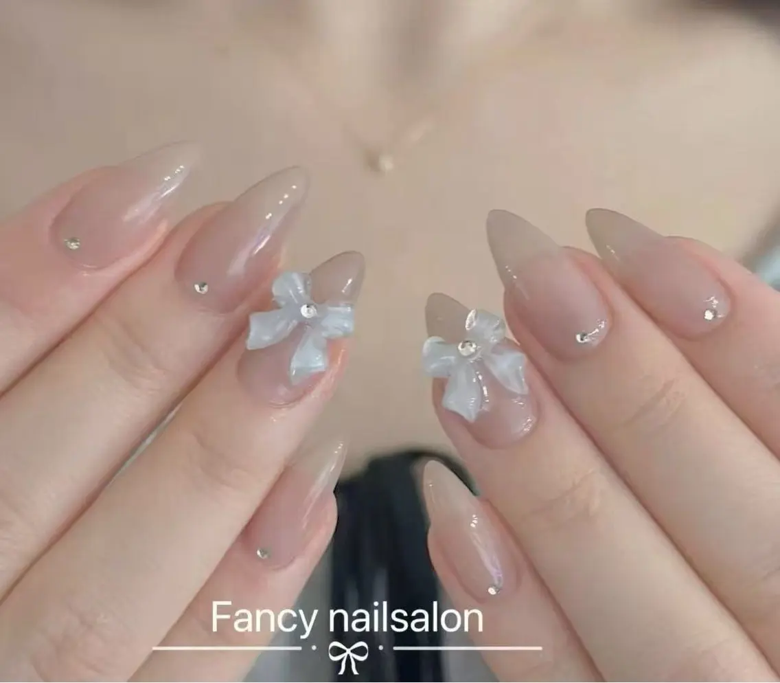 ネイル チークネイル 長さ出し フットネイル フレンチネイル ジェルネイル ハンドネイル Fancy nail salonのネイルデザイン
