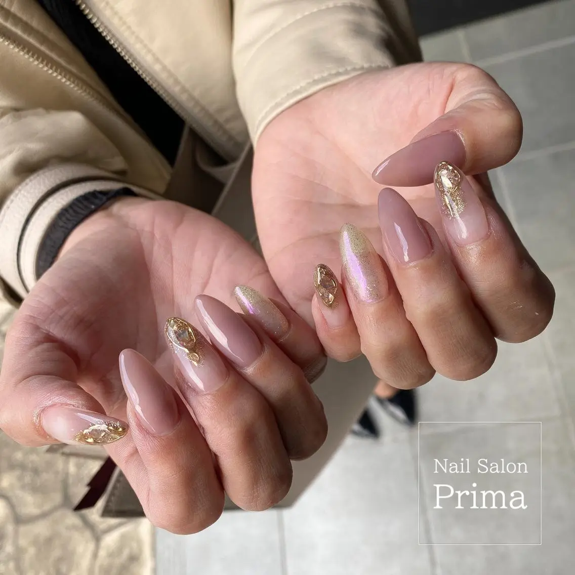 セミロング ネイル SalonPrima 西院Nail&Eyeのネイルデザイン