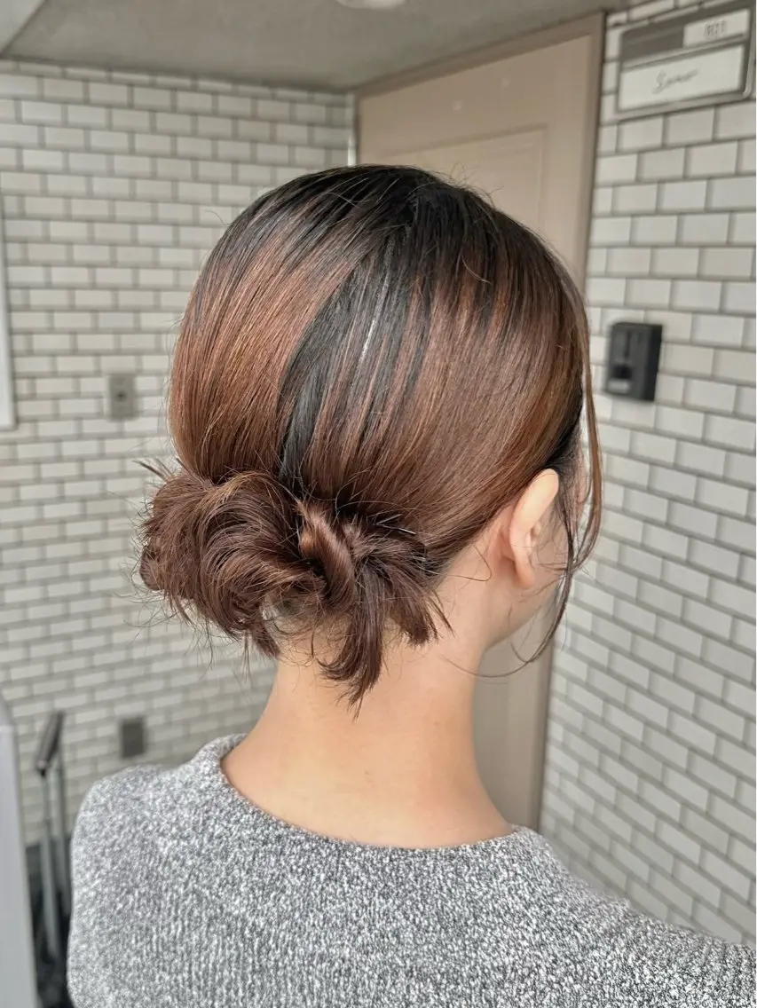 ヘアアレンジ ボブ デート 🎀韓国ヘアメイク /参列ヘア/neneのその他イメージ