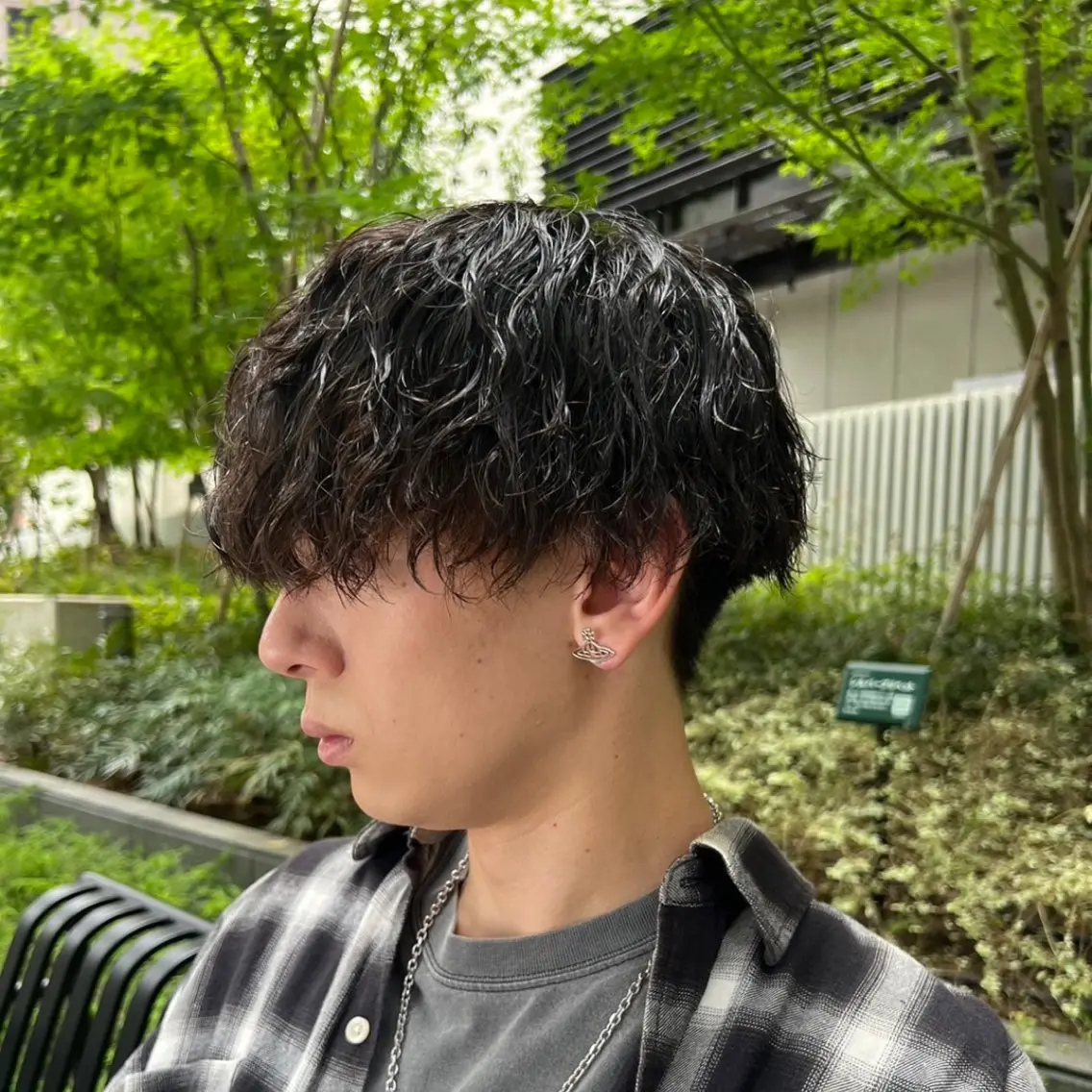 ショート パーマ メンズ Mizuki Yajimaのヘアスタイル