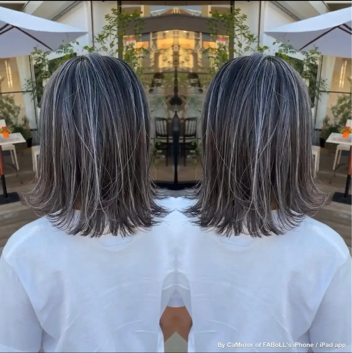 ミディアム カラー カット ヘアカラー トリートメント 鍵谷 公宏のヘアスタイル