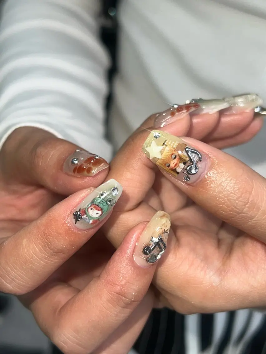 ネイル ハンドネイル Hata nail 🎀個性派ニュアンスのネイルデザイン