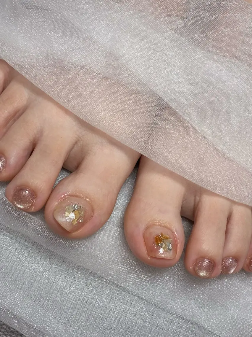 ネイル フットネイル 家入 可奈のネイルデザイン