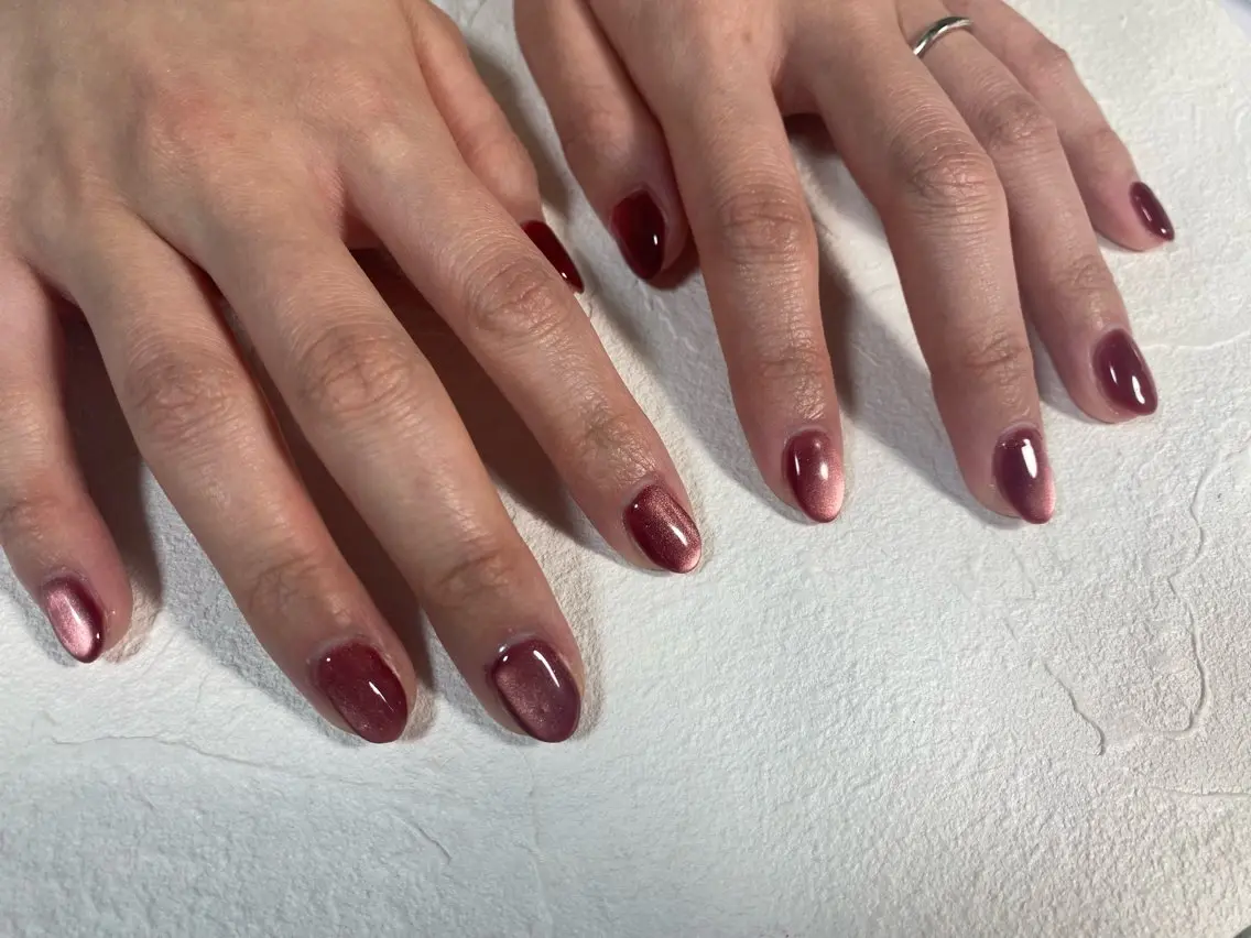 ネイル オーロラネイル フットネイル フレンチネイル ジェルネイル 韓国ネイル ハンドネイル kiki nail たまプラーザのネイルデザイン