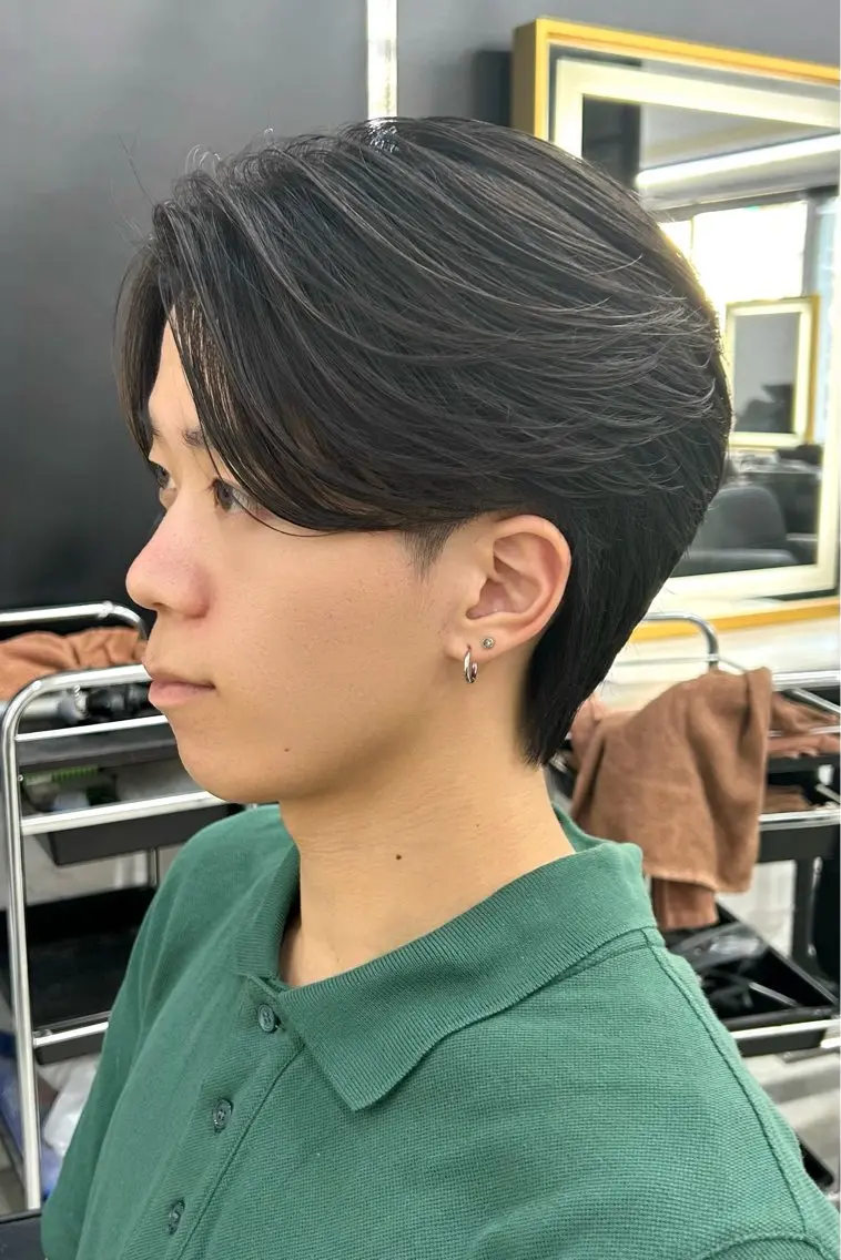 ショート パーマ メンズ カット ヘアセット メンズスタイリスト 前田雄輝のヘアスタイル