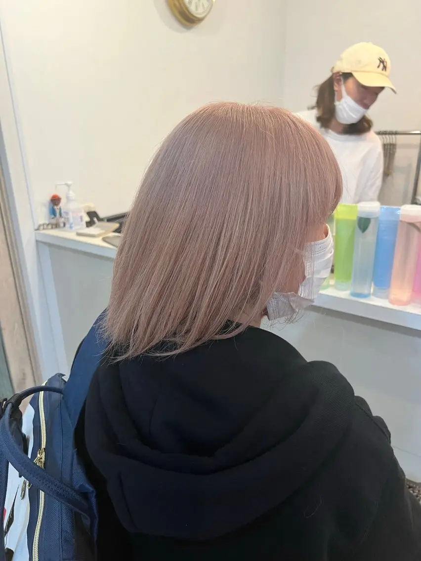 本日限定　ブリーチ+オンカラー+クイックトリートメント(メンズも可)の写真