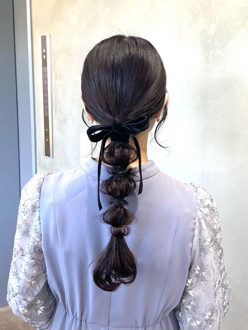 ヘアアレンジ ヘアセット まとまるボブ🌼 アレンジ🌼鴨下穂香のヘアスタイル