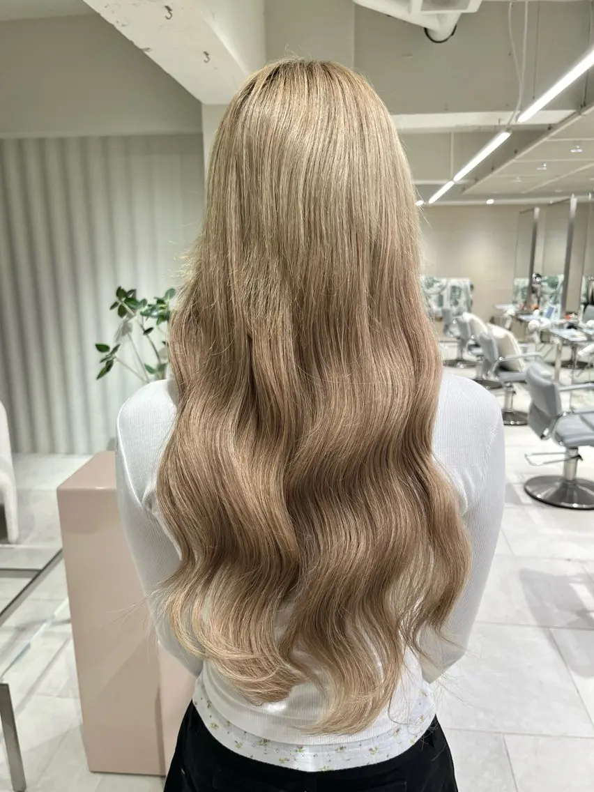 ロング エクステ Kaede✩.* keen立川のヘアスタイル