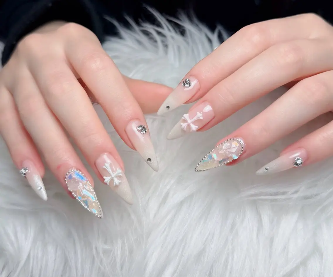 ネイル アートネイル フレンチネイル ジェルネイル 韓国ネイル マグネットネイル ハンドネイル Lenie Nail Okuboのネイルデザイン