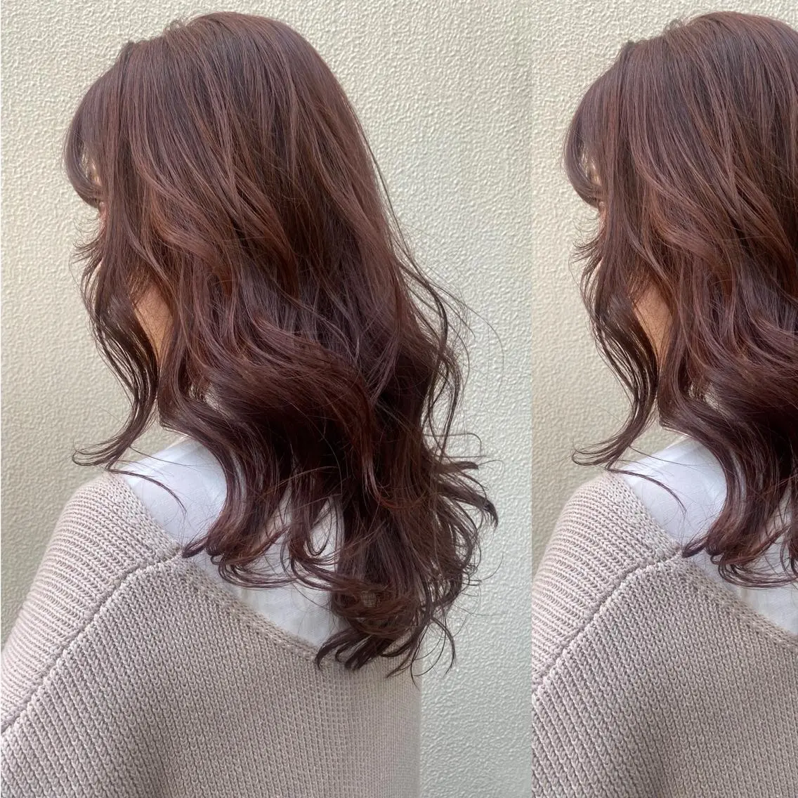 ロング カラー ラベンダーカラー ラベンダーピンク ピンクカラー カット ヘアカラー ツキノキ　ミナ 8月から西梅田店のヘアスタイル