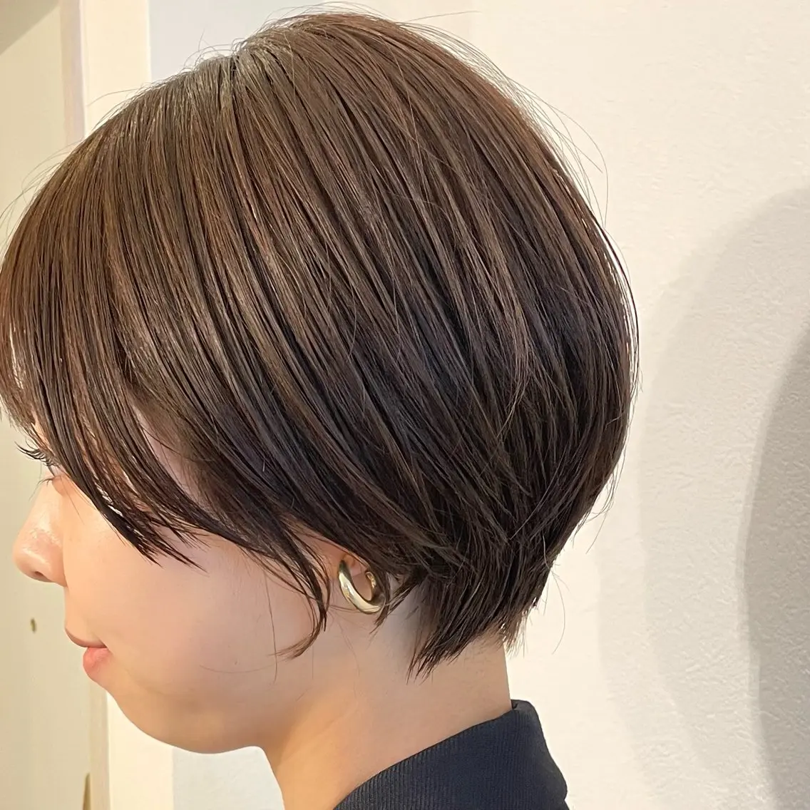 ショート カラー 透明感カラー 本日予約可/髪質改善 四条/オカジマのヘアスタイル