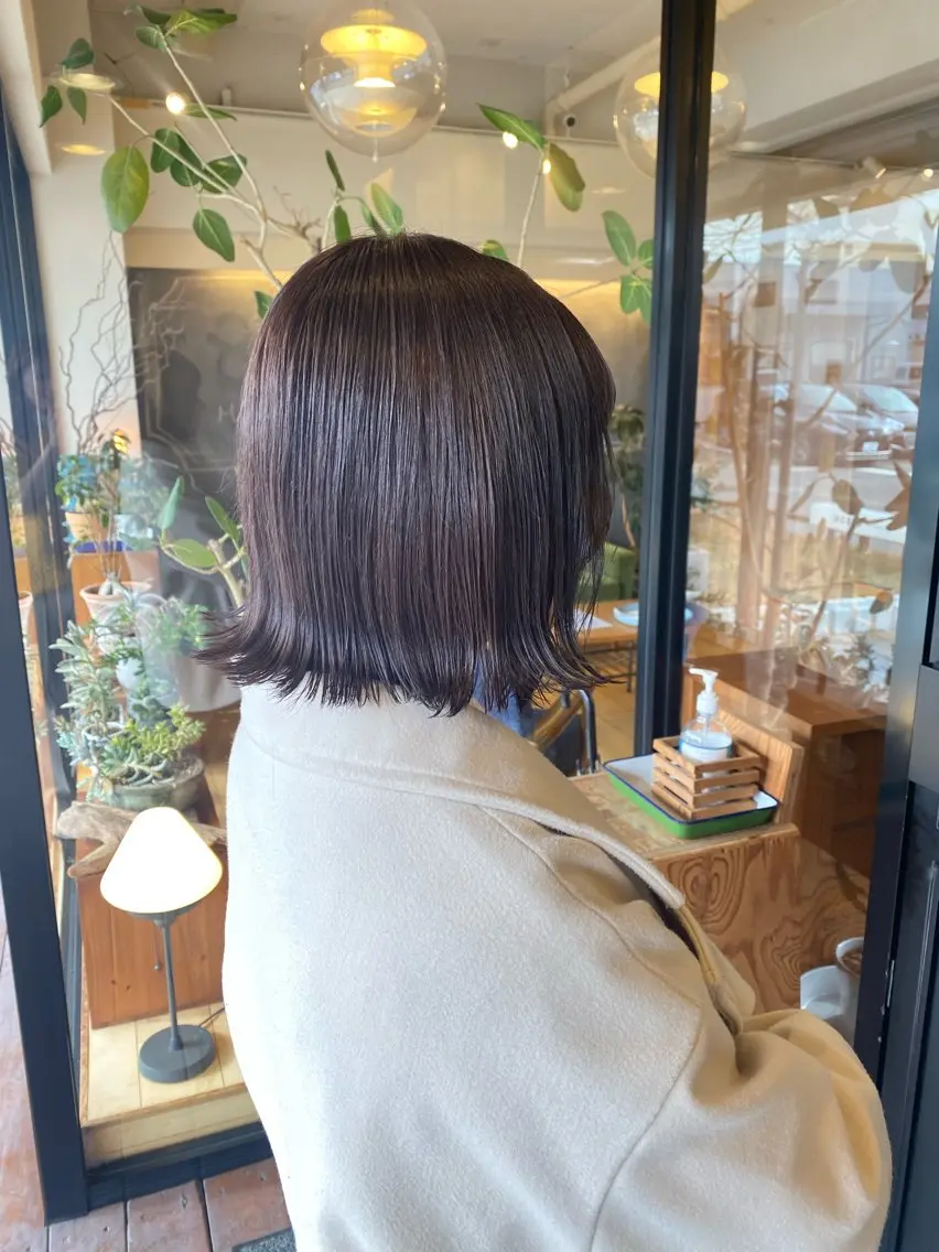 ミディアム 玉川 加菜のヘアスタイル