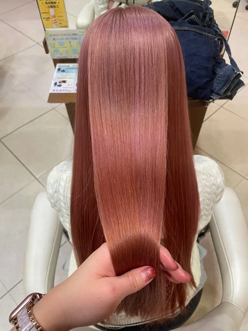 カラー ピンクカラー * SHIORIのヘアスタイル