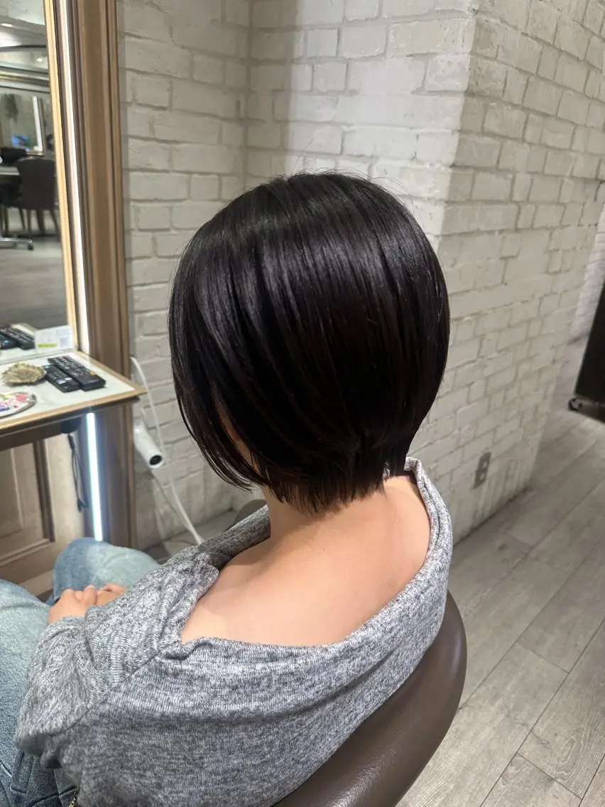 ショート ショートヘア 徳平 優衣のヘアスタイル