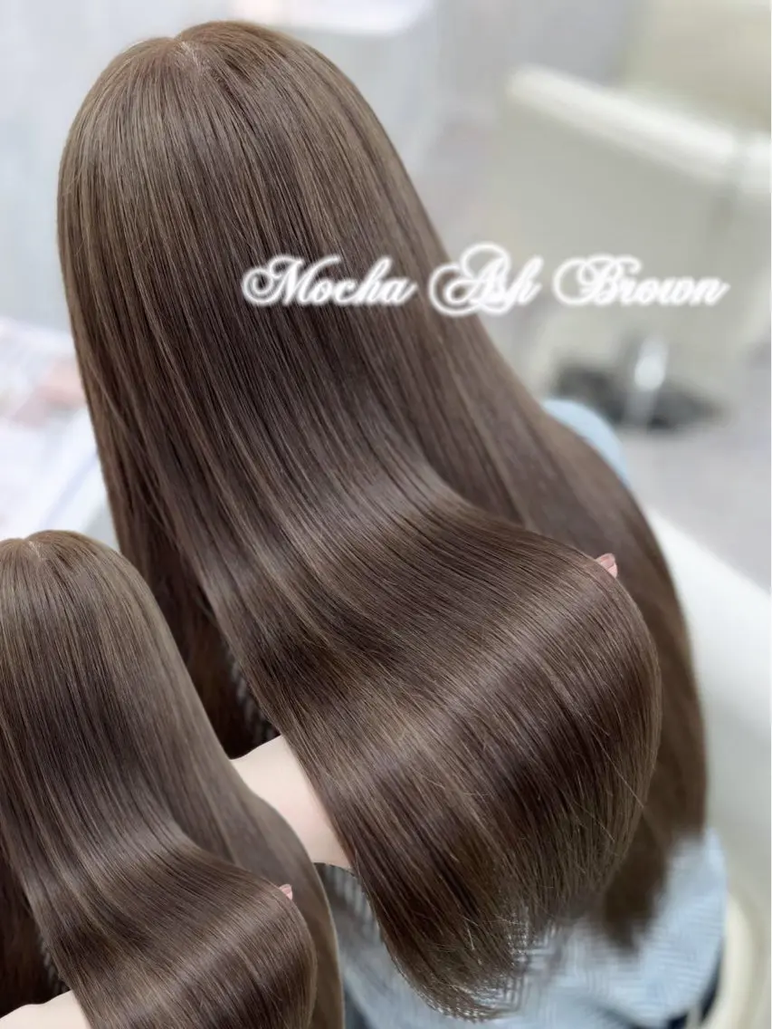 ロング カラー ヘアカラー トリートメント 🩰艶髪ワンカラー／ 大宮/はるあ🩰🏹のヘアスタイル