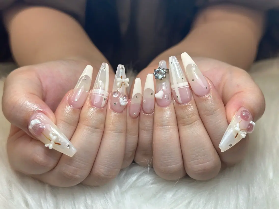 ネイル アートネイル ジェルネイル マグネットネイル ハンドネイル JennNail_ マオのネイルデザイン