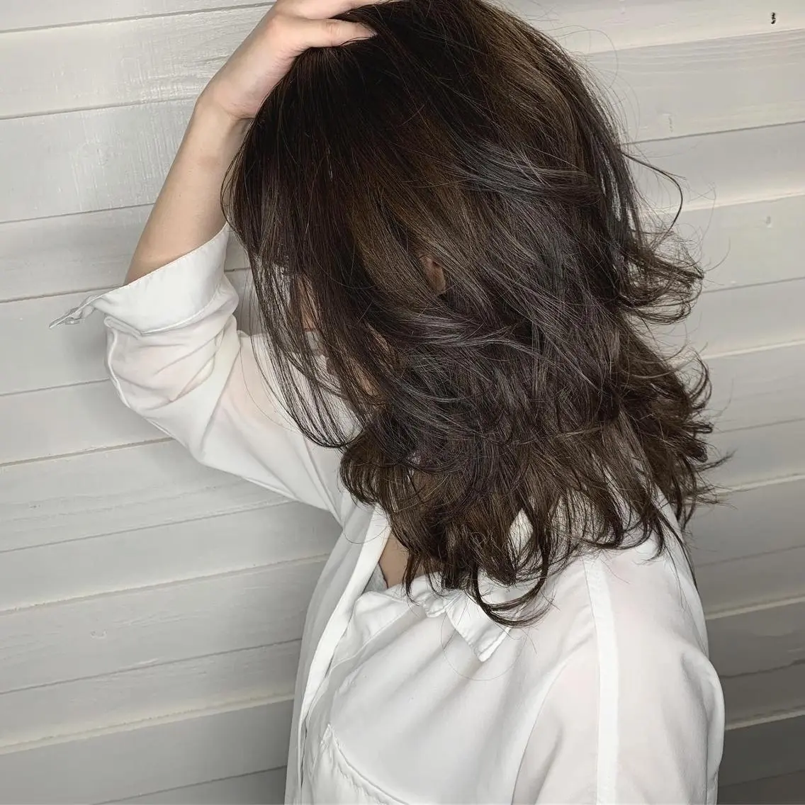 ミディアム カラー メンズ特化美容師/ 新井　洸太のヘアスタイル
