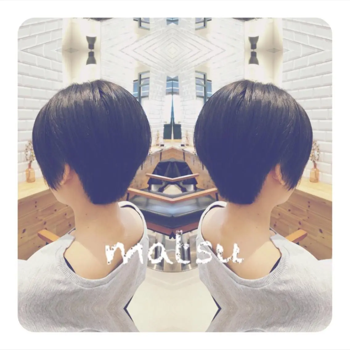 ショート ショートヘア カット MATSU 🌟個性派カラーのヘアスタイル
