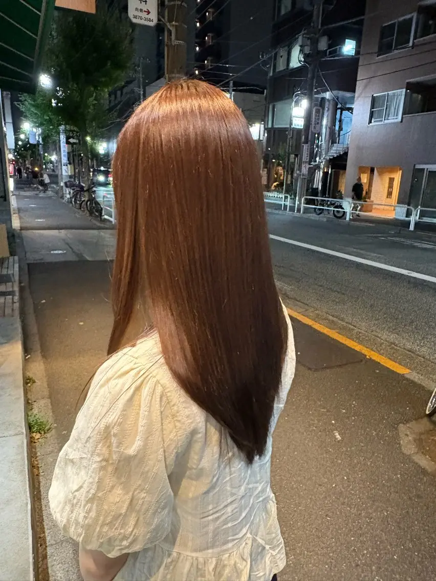 セミロング パーマ ストレートパーマ 縮毛矯正 トリートメント Adatto北千住 コウセイのヘアスタイル
