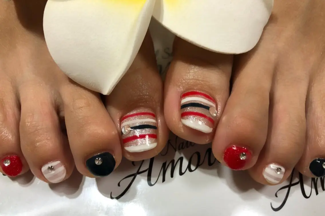 ネイル 持ち込み amour えりのネイルデザイン
