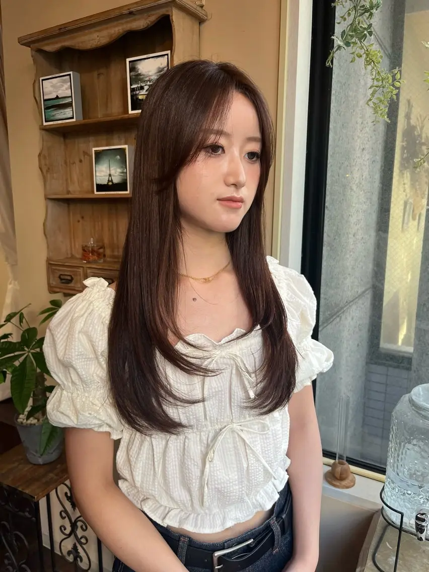 ロング カラー ブラウンカラー 透明感カラー モカブラウン ヘアカラー taikiボブ× パーマ/透明感カラーのヘアスタイル