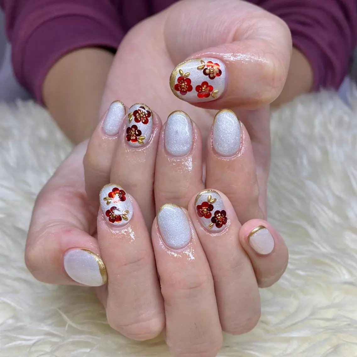ネイル ブライダルネイル ハンドネイル Nail&eye Belire 新宿のネイルデザイン