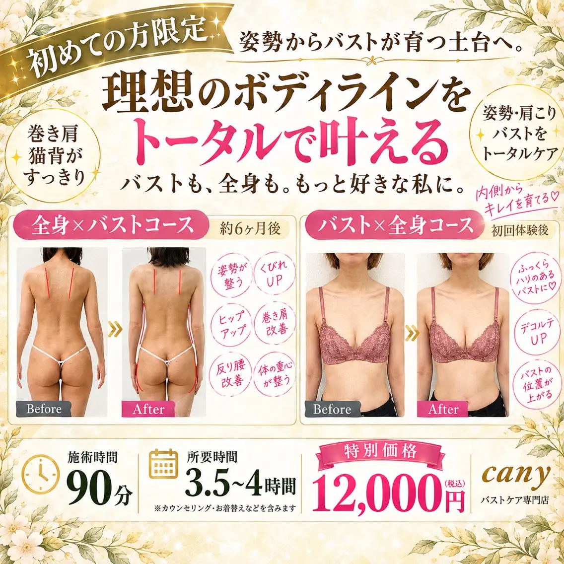 全身から整える プレミアムバストケアの写真