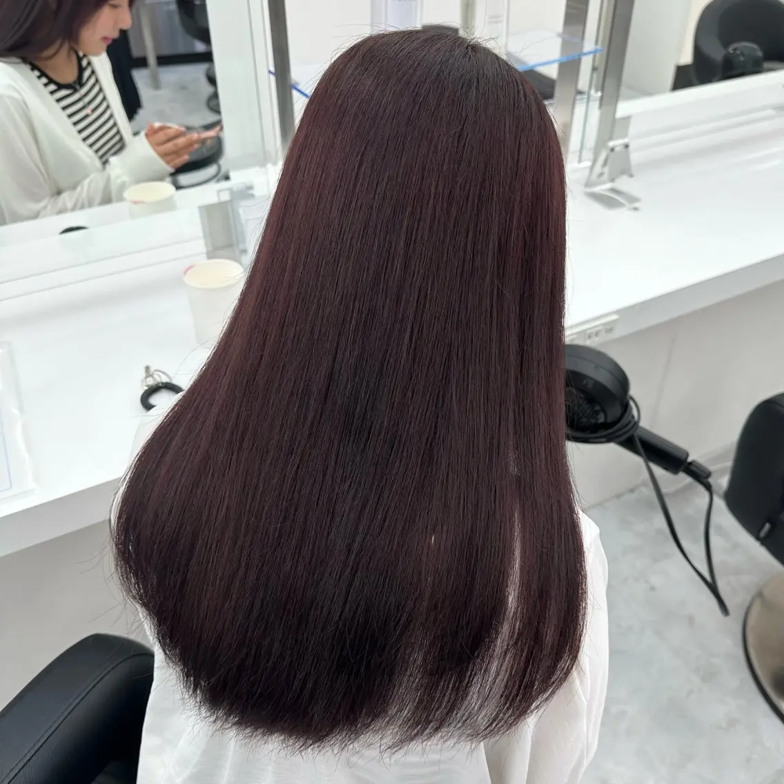 セミロング カラー ヘアカラー トリートメント ヘッドスパ ヘアセット 似合わせstyle ❤︎misaki❤︎のヘアスタイル