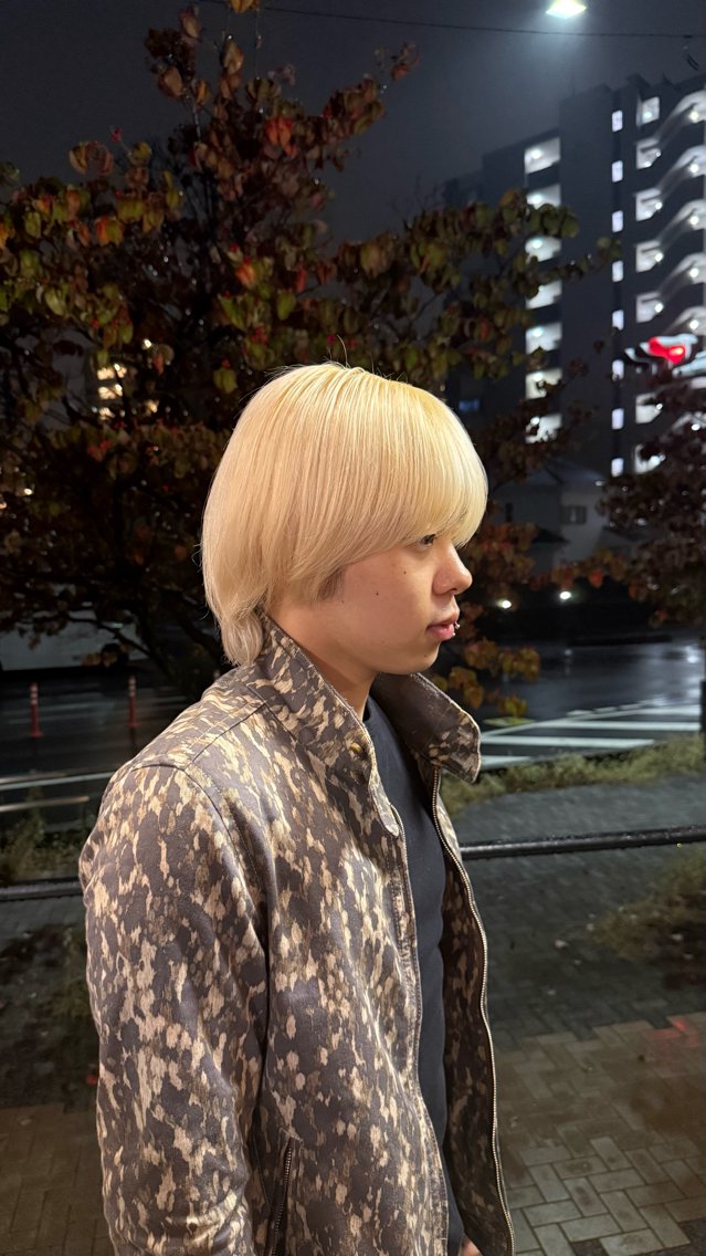 カラー ブリーチ DEPT 西川もかのヘアスタイル