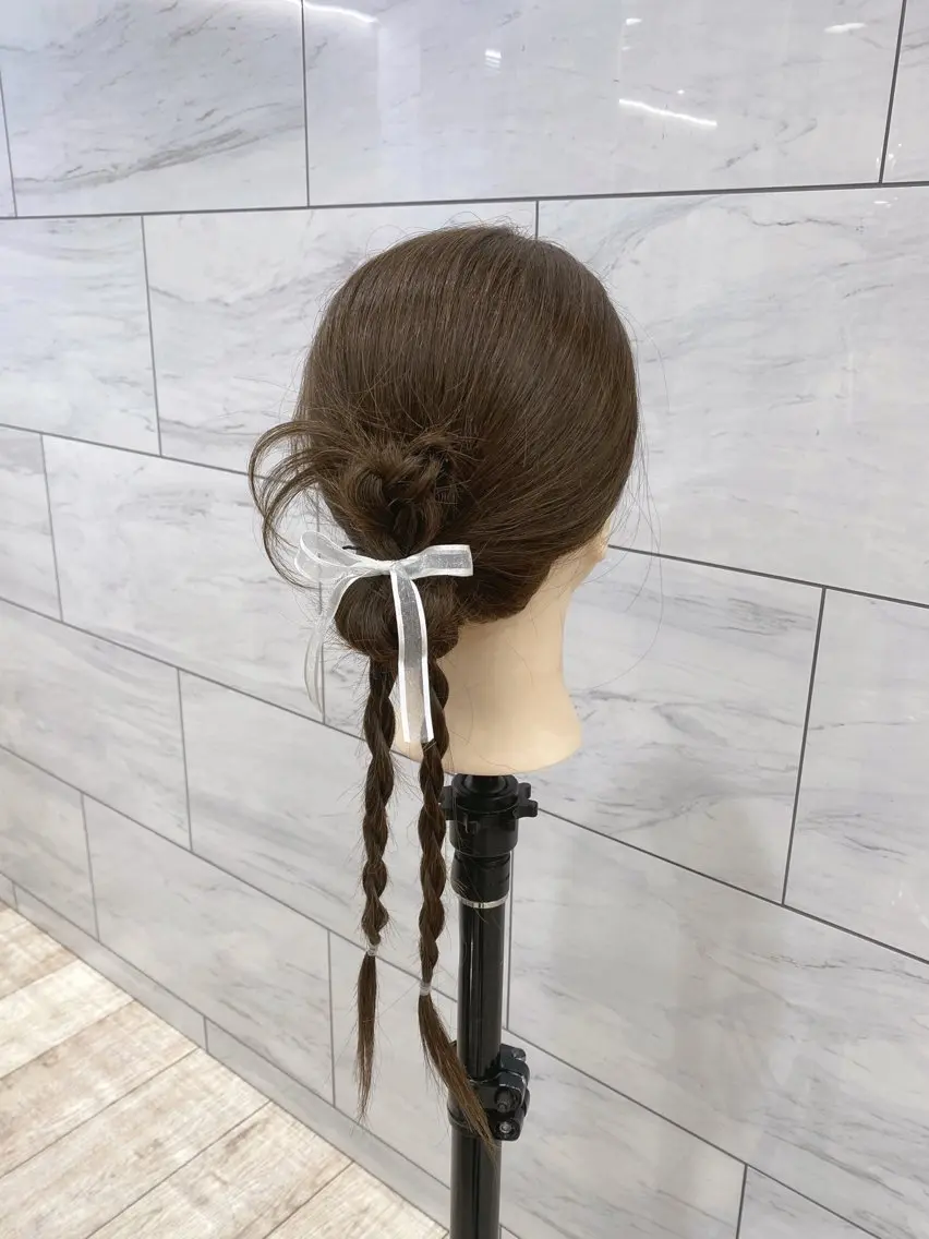 ロング ヘアセット ♡🎀透明感艶カラー KARIN🎀♡のヘアスタイル