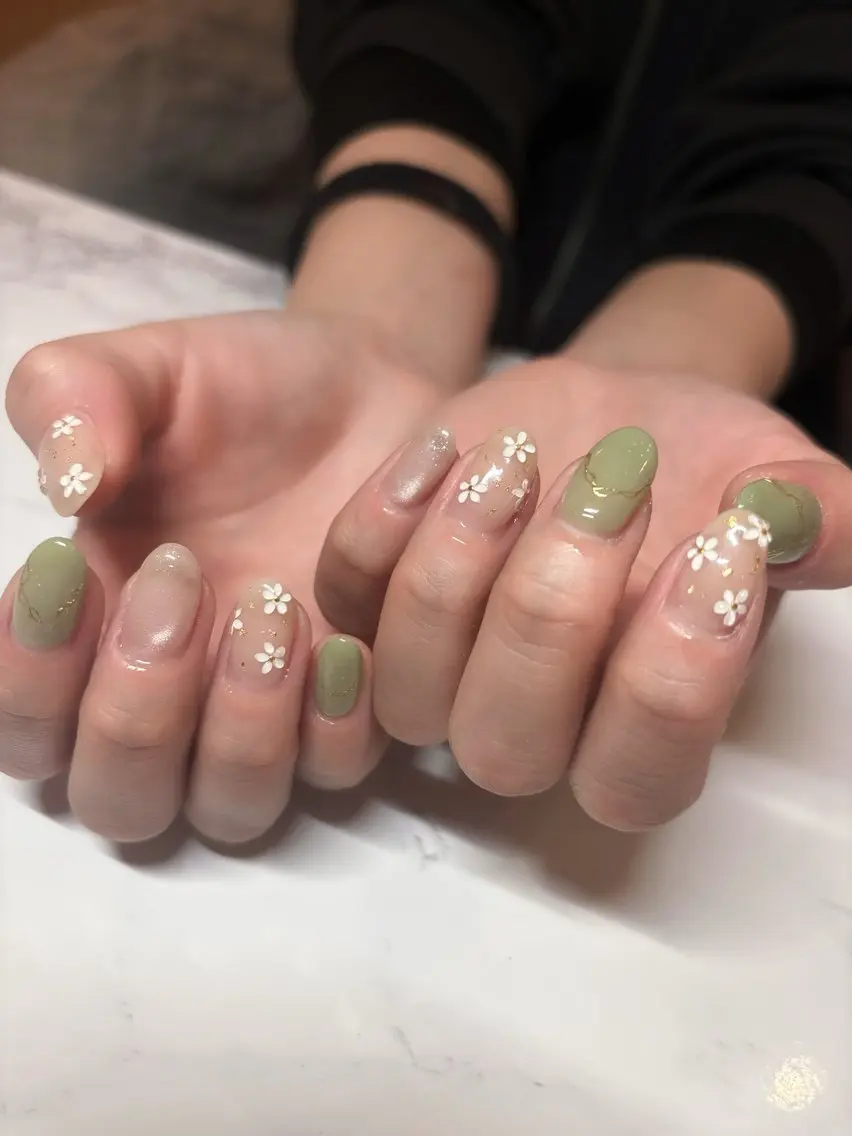 ネイル ぷっくりネイル ハンドネイル china 🌙.・+のネイルデザイン